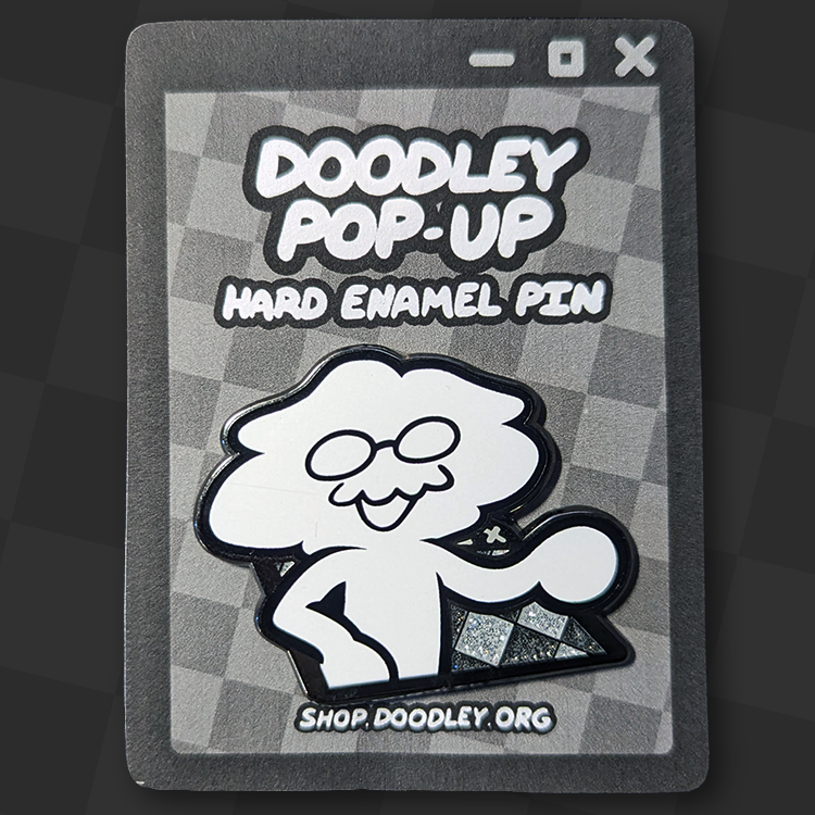 Doodley Pop-up Premium Pin