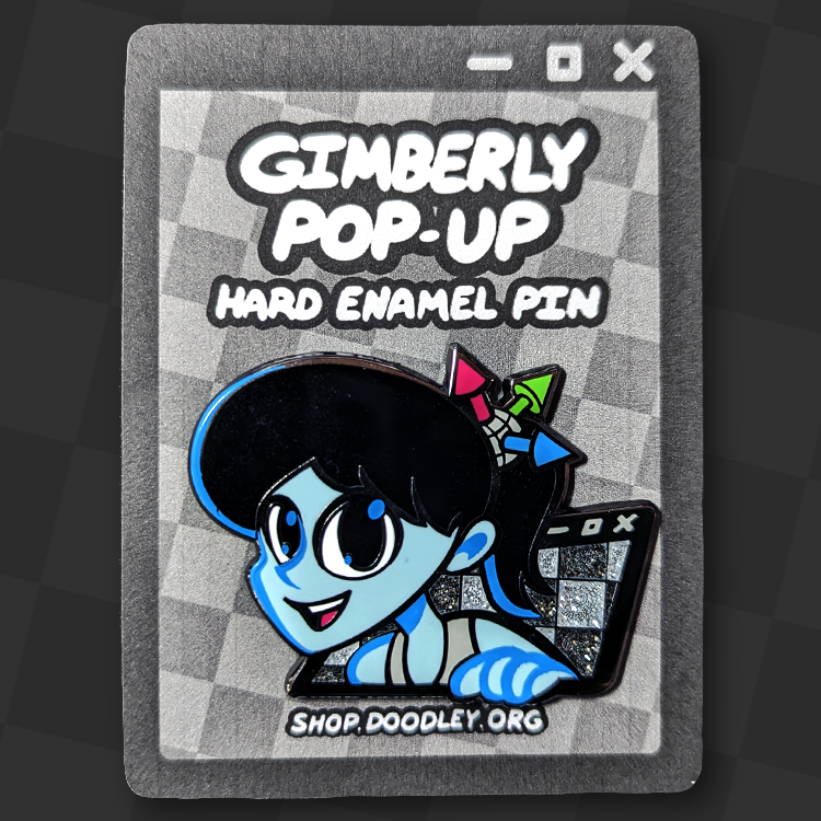 Gimberly Pop-Up Premium Pin