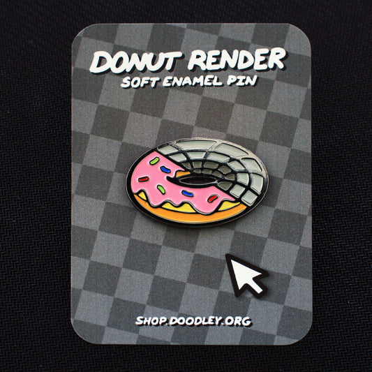 LAST CHANCE! Donut Render Pin