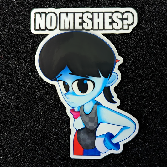 Gimberly "No Meshes?" Sticker