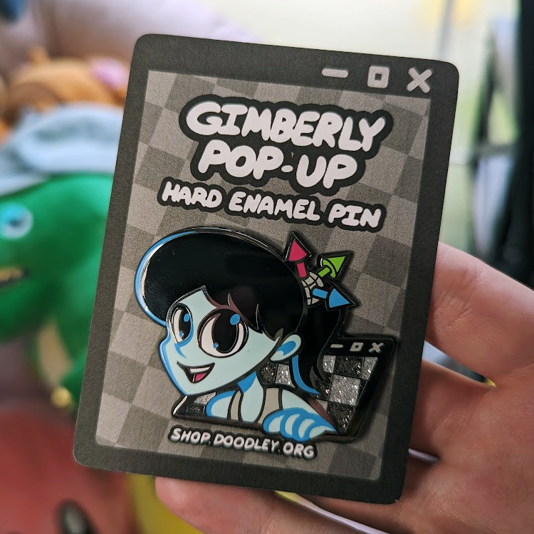 Gimberly Pop-Up Premium Pin