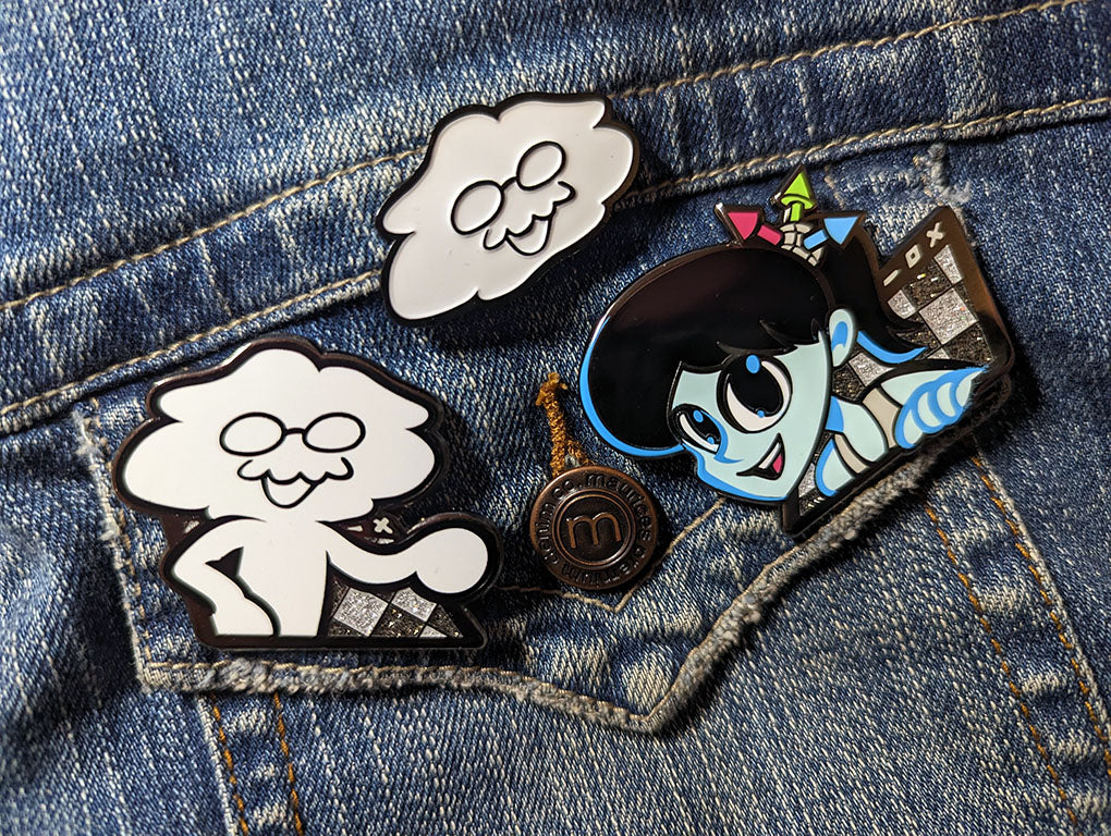 Doodley Pop-up Premium Pin